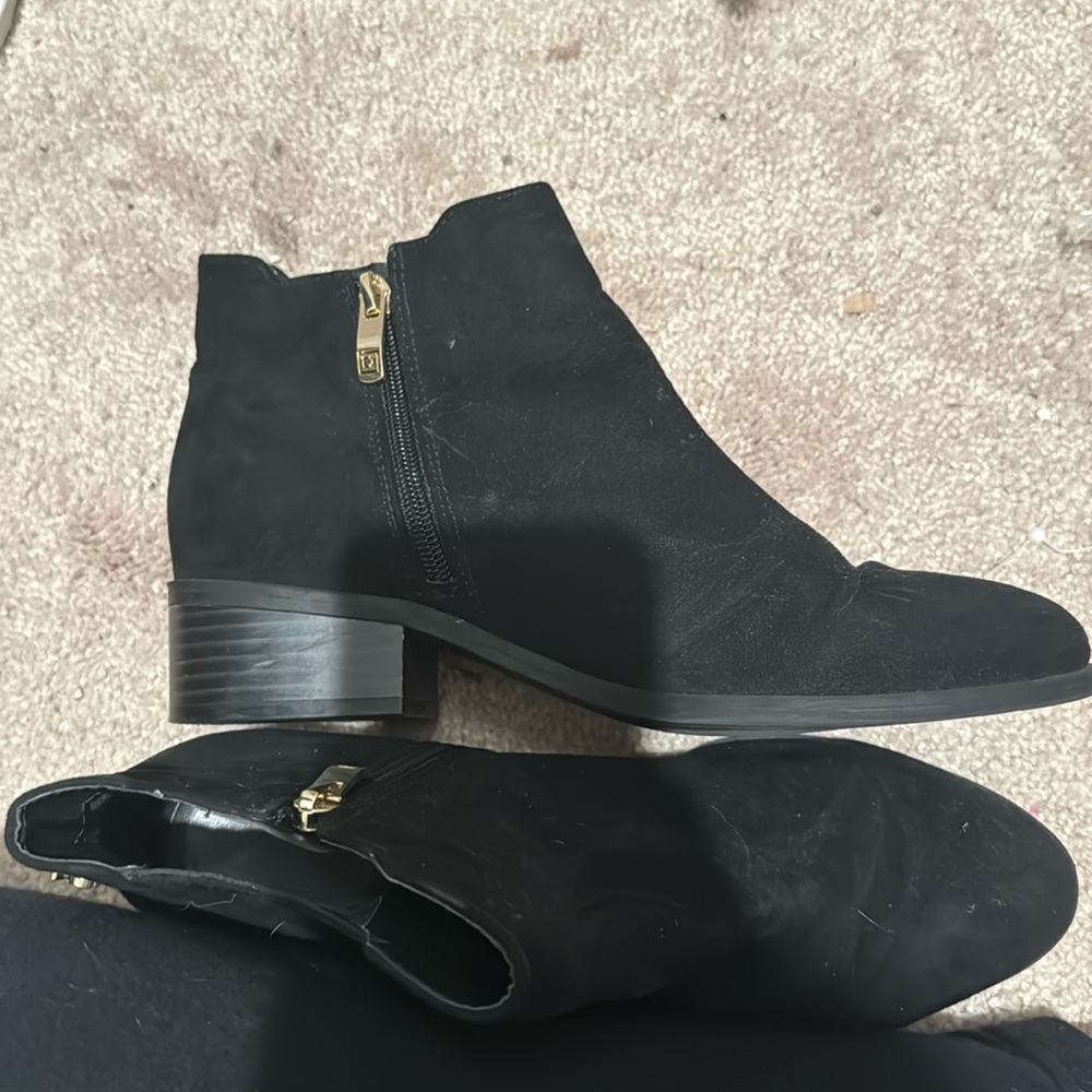 Ankle black boots